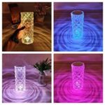 16 Colors Rose Diamond Table Touch Remote Lamp (Both ACDC) | ePonnoBazar
