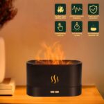 Flame Humidifier with NightLight & Aroma Diffuser | ePonnoBazar