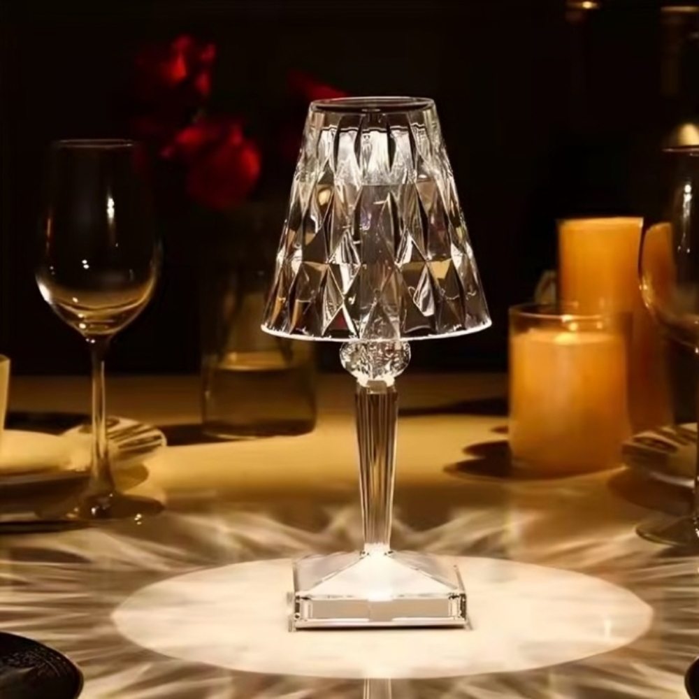 16 Colors Rechargeable Crystal Table Lamp | ePonnoBazar