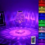 16 Colors Rechargeable Crystal Table Lamp | ePonnoBazar