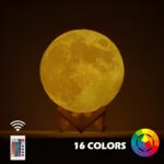 16 Colors Rechargeable Moon Lamp | ePonnoBazar