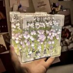 Cube Mirror Tulip Flower Night Light | ePonnoBazar